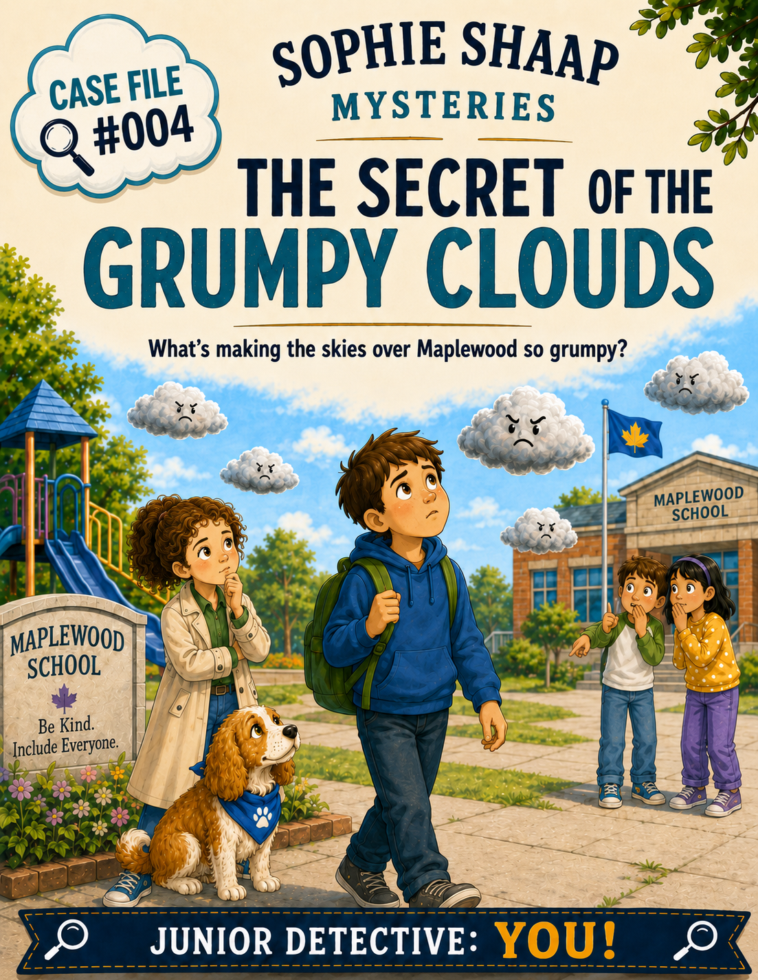 Case File #004 cover: The Secret of the Grumpy Clouds